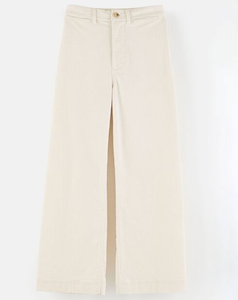 Pantalon en Velours milleraies Lottie tofu