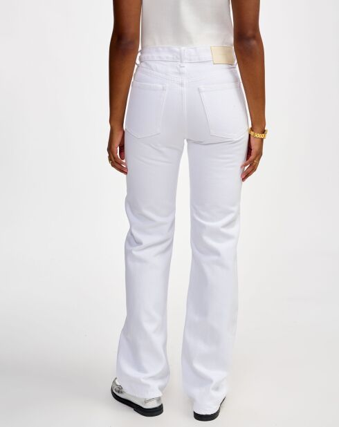 Jean Pony blanc