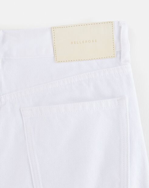 Jean Pony blanc