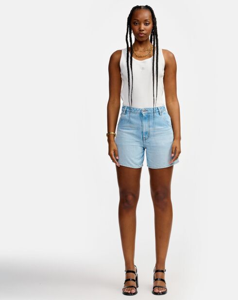 Short Pactol light blue bleach