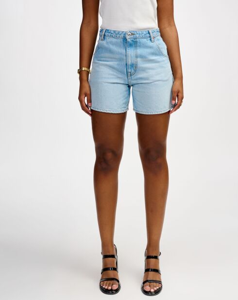 Short Pactol light blue bleach