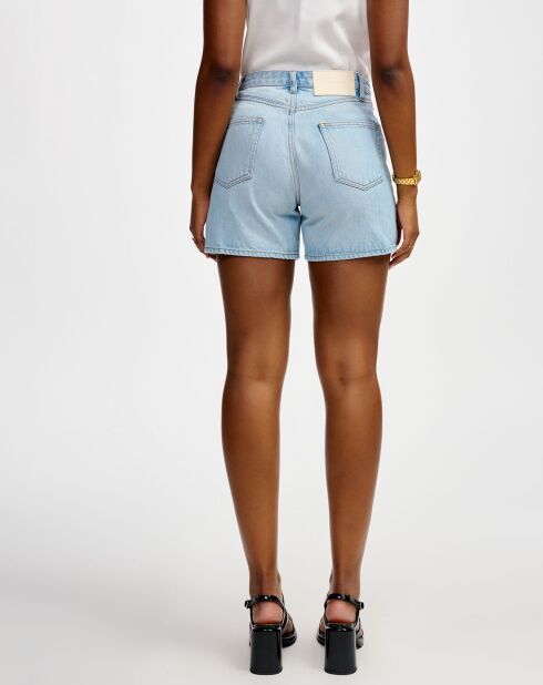 Short Pactol light blue bleach