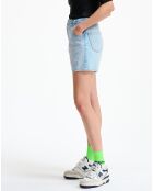 Short Pactol light blue bleach