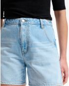 Short Pactol light blue bleach
