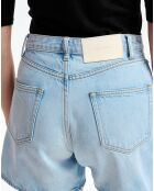 Short Pactol light blue bleach