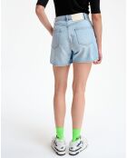 Short Pactol light blue bleach