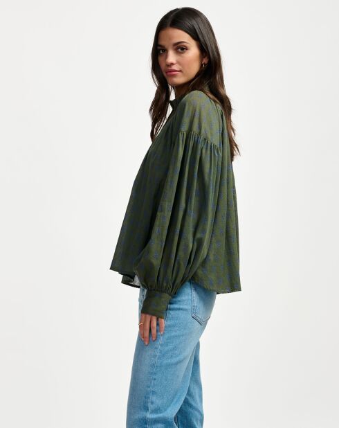 Blouse Diana olive night
