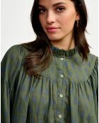 Blouse Diana olive night