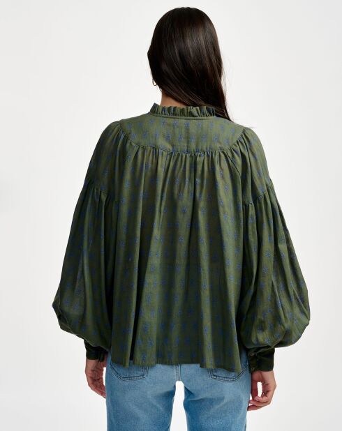 Blouse Diana olive night
