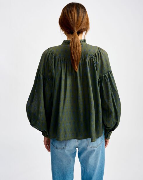 Blouse Diana olive night