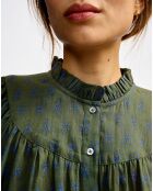 Blouse Diana olive night