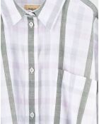 Chemise en Coton & Lin Gaudi check b