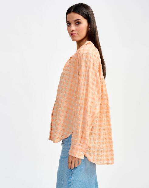 Blouse Peachy check a
