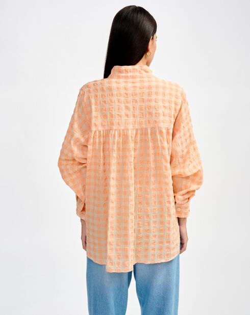 Blouse Peachy check a
