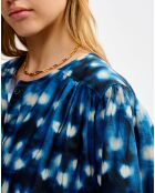 Blouse Plum combo a