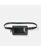 Sac ceinture en Cuir Source noire
