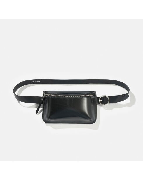 Sac ceinture en Cuir Source noire
