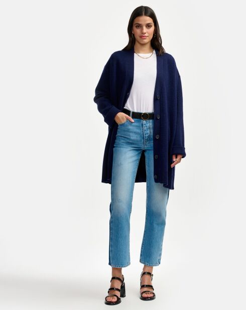 Cardigan en Laine & Coton Gadand america