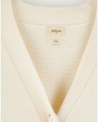 Cardigan en Laine & Coton Gadand natural
