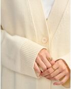 Cardigan en Laine & Coton Gadand natural