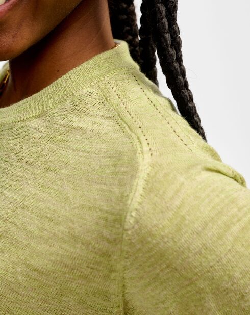 Cardigan en Lin mélangé Neeta limelight