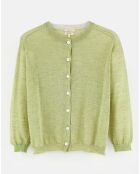 Cardigan en Lin mélangé Neeta limelight