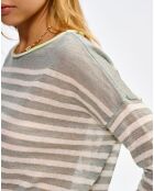 Pull en Lin mélangé Neep stripe b