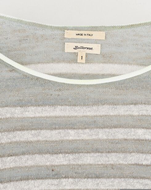 Pull en Lin mélangé Neep stripe b