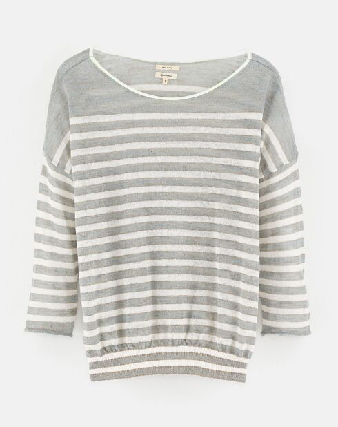 Pull en Lin mélangé Neep stripe b