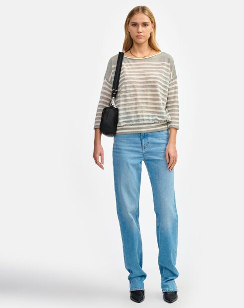 Pull en Lin mélangé Neep stripe b