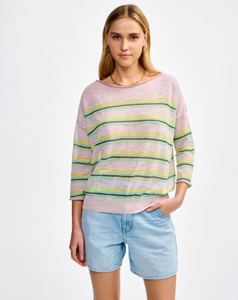 Pull en Lin mélangé Neep stripe c
