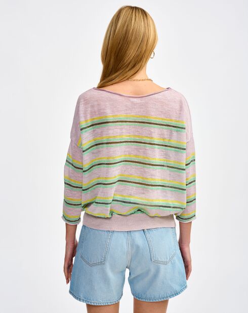 Pull en Lin mélangé Neep stripe c
