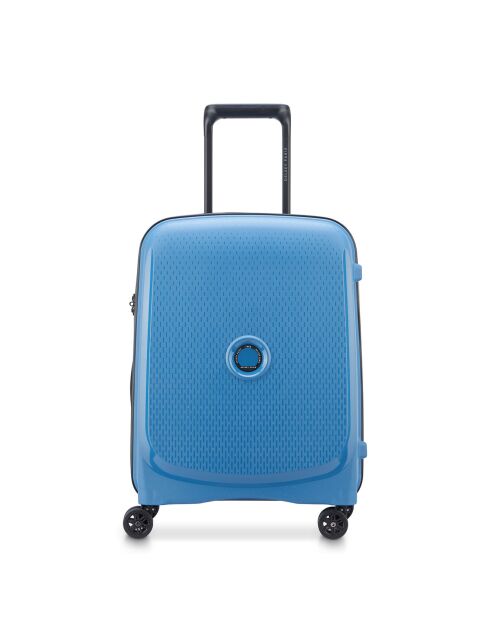 Valise Cabine 4 roues doubles Belmont Plus reclyclée 55 cm bleu zinc