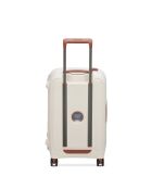 Valise Cabine 4 roues doubles Moncey recyclée 55 cm blanche