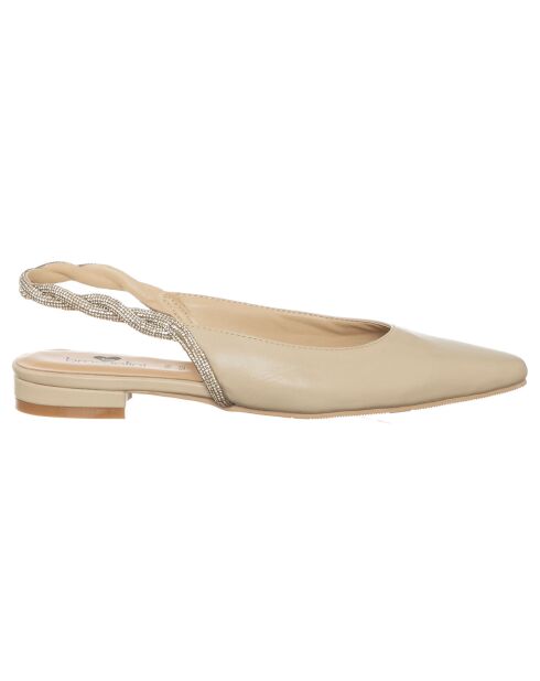 Ballerines Vittoria beiges