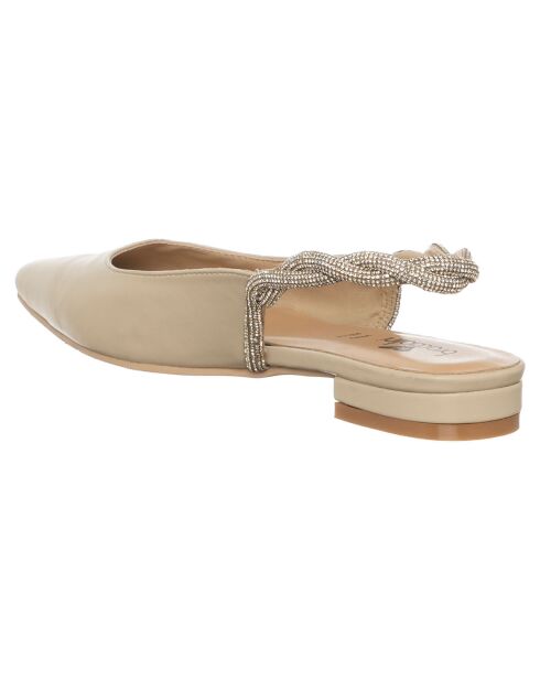 Ballerines Vittoria beiges