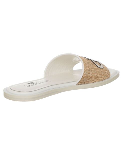 Mules Benedetta blanches
