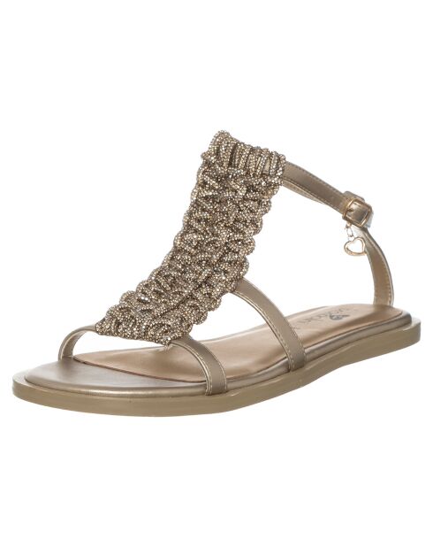 Sandales Beatrice dorées