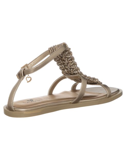 Sandales Beatrice dorées