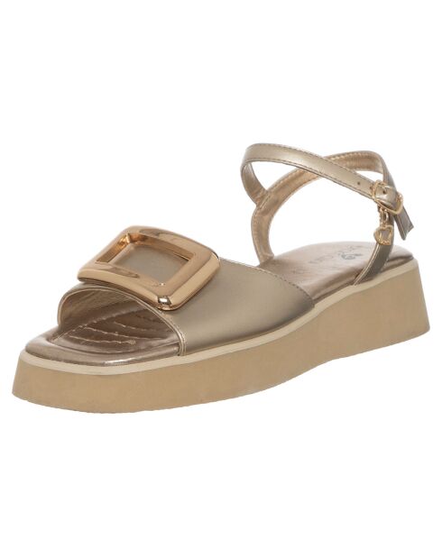 Goldene Chiara Sandalen