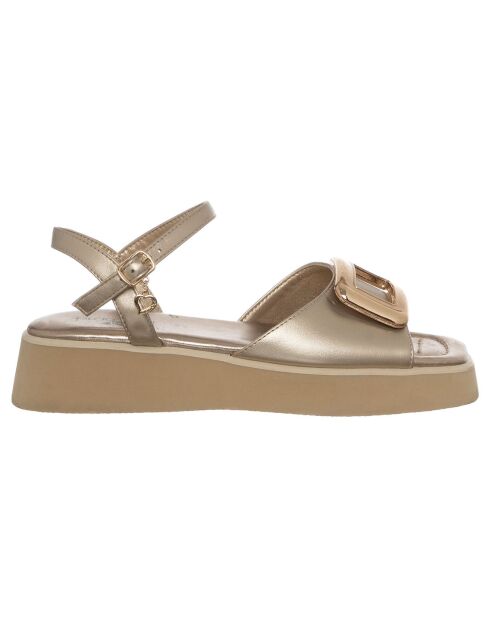Goldene Chiara Sandalen