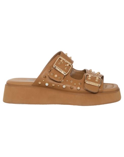 Mules Claudia camel