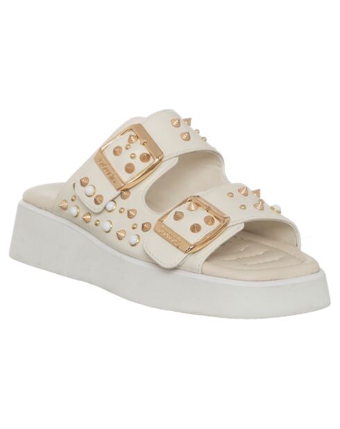 Mules Claudia crème