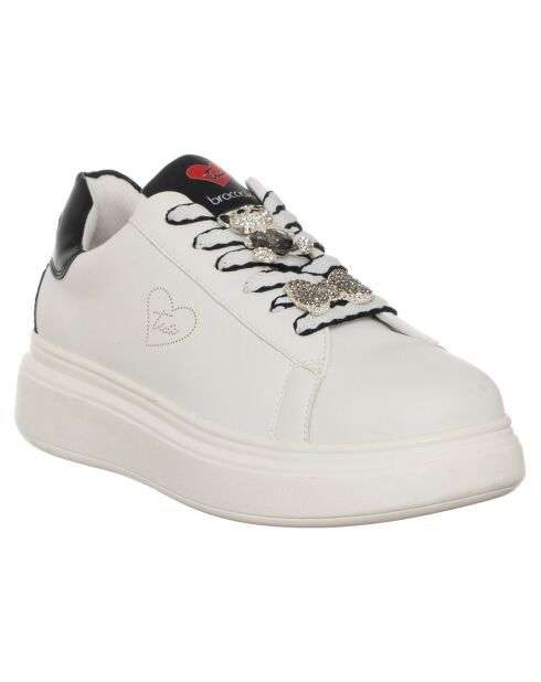 Baskets Gabriella blanc/noir