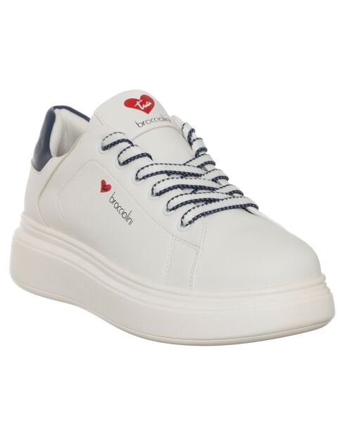 Baskets Giada blanc/marine