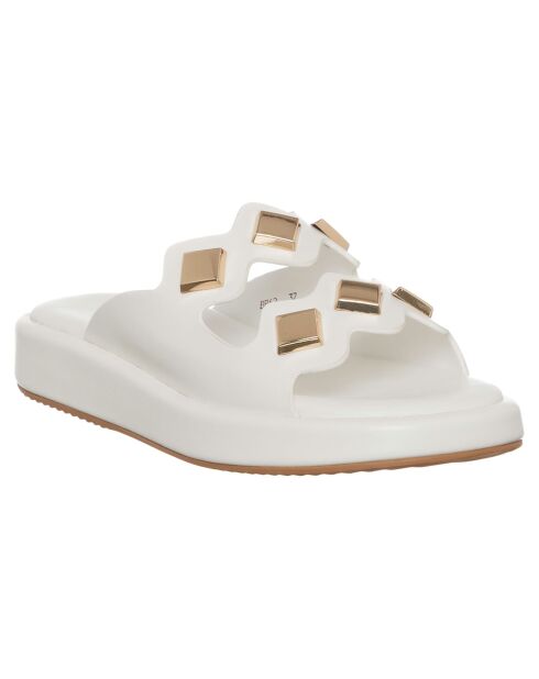 Mules Eva blanches