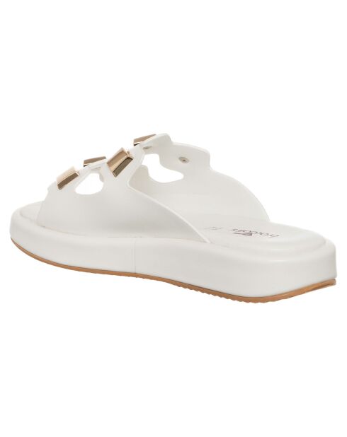 Mules Eva blanches
