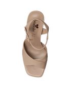 Sandales Fabiana beiges - Talon 13 cm