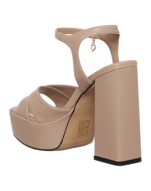 Beige sandalen van Fabiana - hak van 13 cm