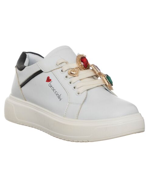 Baskets Camilla blanc/noir